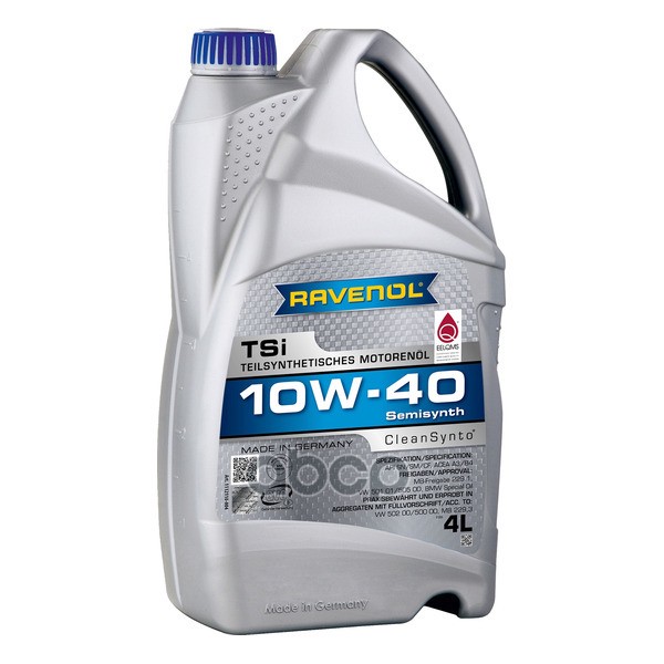 Масло моторное TSI SAE 10W-40 (4л) Ravenol арт. 4014835724198