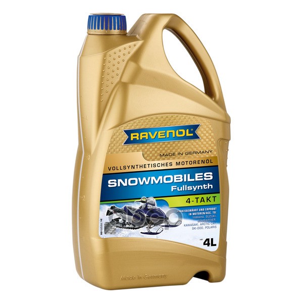 Масло для 4-Такт снегоходов Snowmobiles 4-Takt Fullsynth. (4л) Ravenol арт. 4014835728097