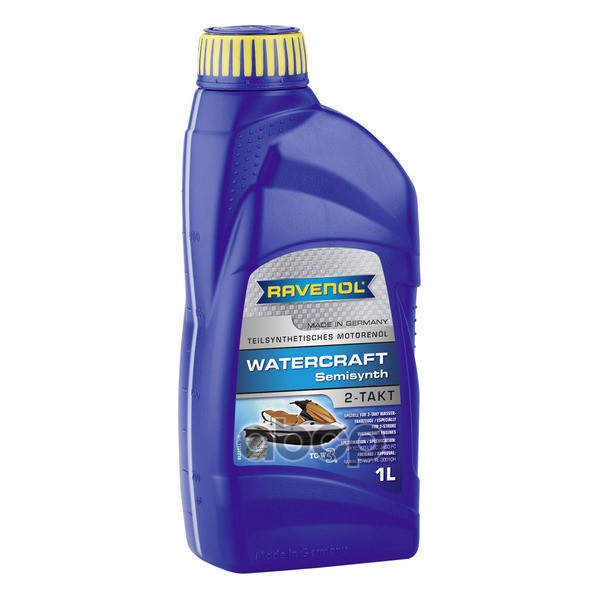 Масло моторное для 2-Такт Watercraft Teilsynth. 2-Takt (1л) Ravenol арт. 4014835728417