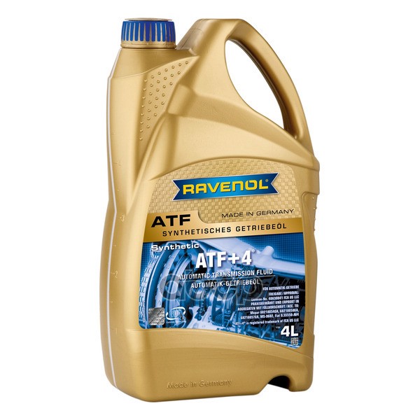 Масло трансмиссионное ATF+4 Fluid (4л) Ravenol арт. 4014835732193