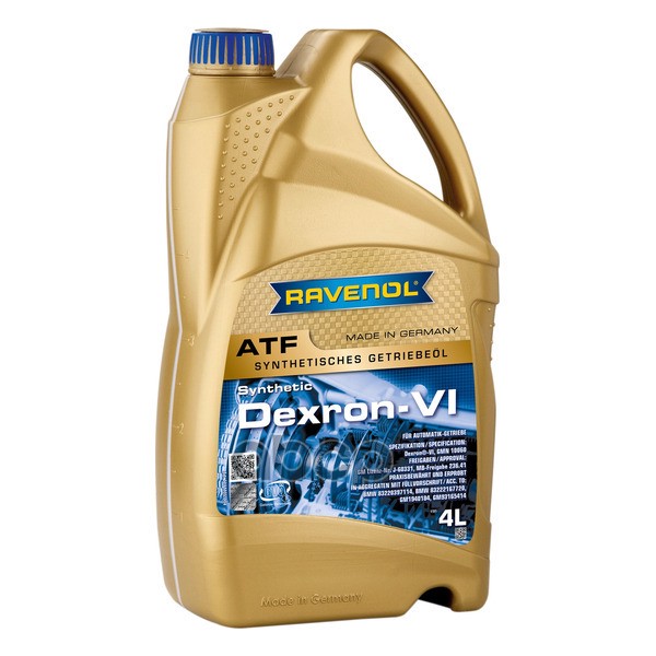 Трансмиссионное масло RAVENOL ATF Dexron VI 4л (121110500401999) 4014835732292 Ravenol арт. 4014835732292