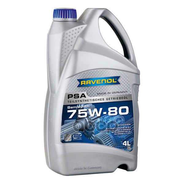 Масло трансмиссионное PSA SAE 75W-80 (4л) Ravenol арт. 4014835734197