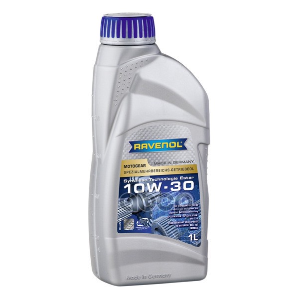Масло трансмиссионное Motogear SAE 10W-30 GL-4 (1л) Ravenol арт. 4014835735514
