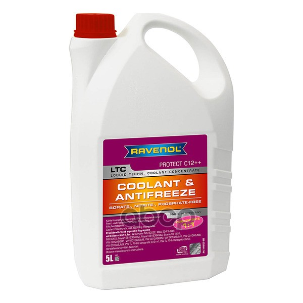 Антифриз LTC Lobrid Techn. Coolant Concentrate (5л) Ravenol арт. 4014835756052
