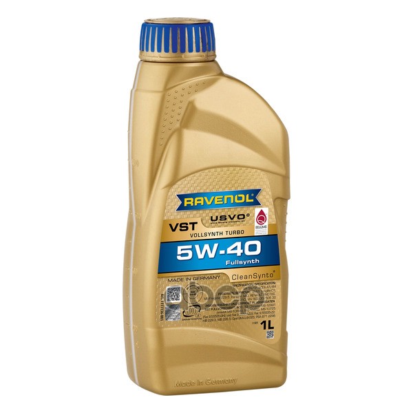 Масло моторное VST SAE 5W-40 (1л) Ravenol арт. 4014835790117