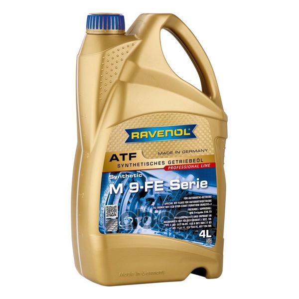 Трансмиссионное масло RAVENOL ATF M 9-FE Serie 4л (121112700401999) 4014835796096 Ravenol арт. 4014835796096