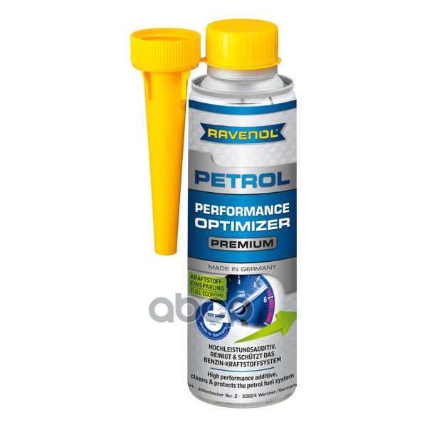 Комплексная присадка в бензин Petrol Performance Optimizer Premium (0 3 л) Ravenol арт. 4014835802575