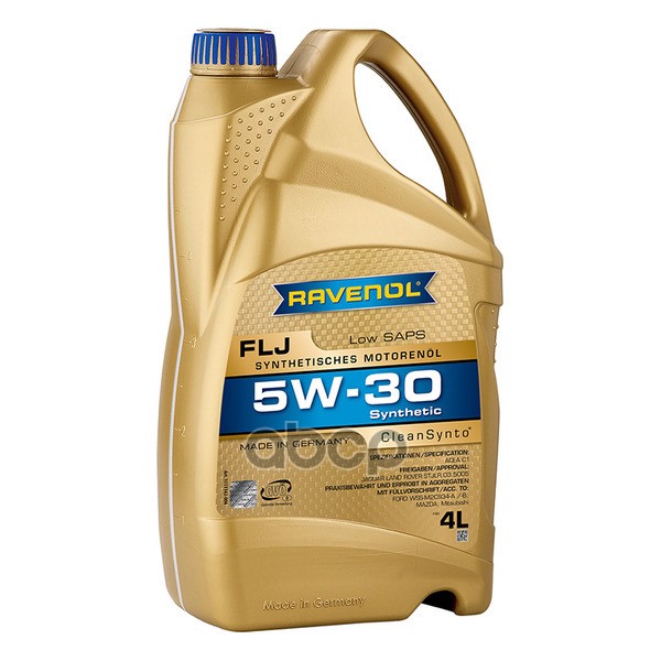 Моторное масло RAVENOL FLJ SAE 5W-30 ( 4л) Ravenol арт. 4014835808201