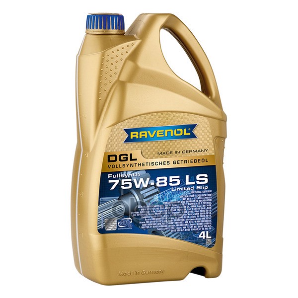 Трансмиссионное масло RAVENOL DGL 75W-85 LS 4л (122110700401999) 4014835848641 Ravenol арт. 4014835848641