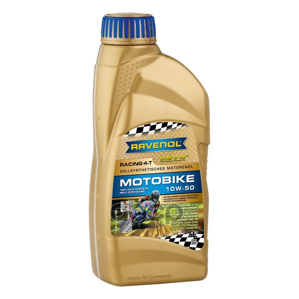Масло моторное Racing 4-T Motobike SAE 10W-50 (1л) Ravenol арт. 4014835864931