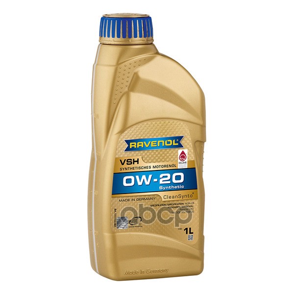Масло моторное VSH SAE 0W-20 (1л) Ravenol арт. 4014835873490