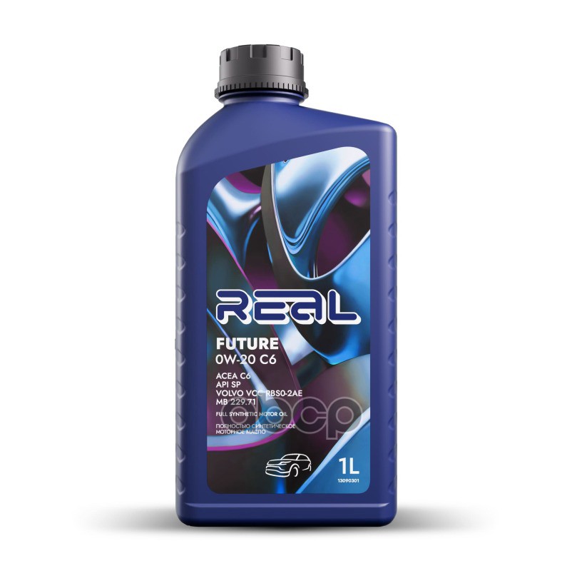 Real Масло моторное ACEA C6 API SP ILSAC GF-6A BMW OPEL FORD  LAND ROVER 0W20 C6 1Л