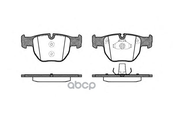 Колодки Торм.пер. 0979.00 Remsa арт. 0979.00