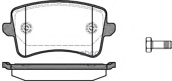 Колодки Дисковые З./ Audi A4/A5 1.8Tfsi-3.2Fsi/2.7Tdi 07> Remsa 134300 Remsa арт. 134300