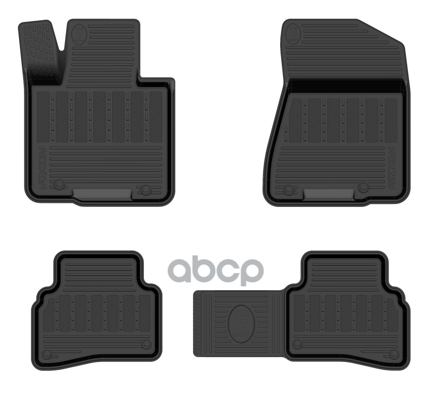 Коврик Салонный Резиновый (Черный) Для Kia Sportage (16-Н.в.) , Rezkon арт. 1021040300