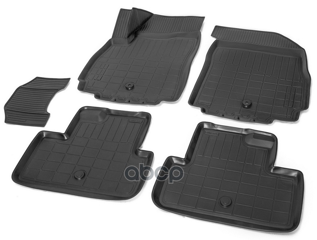 Комплект Автомобильных Ковриков В Салон Chevrolet Orlando Компактвэн 2011-2015, Полиуретан, С Крепежом, 5 Шт. Rival арт. 1100...