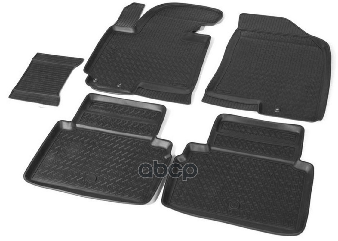 Коврики Салона Kia Sportage Черный Полиуретан Rival 12805001 Rival арт. 12805001