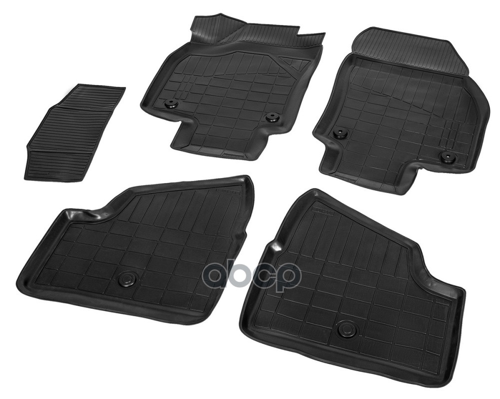 Комплект Автомобильных Ковриков В Салон Opel Astra H Хэтчбек 5-Дв., Универсал 2004-2011, Полиуретан, С Крепежом, 5 Шт. Rival ...
