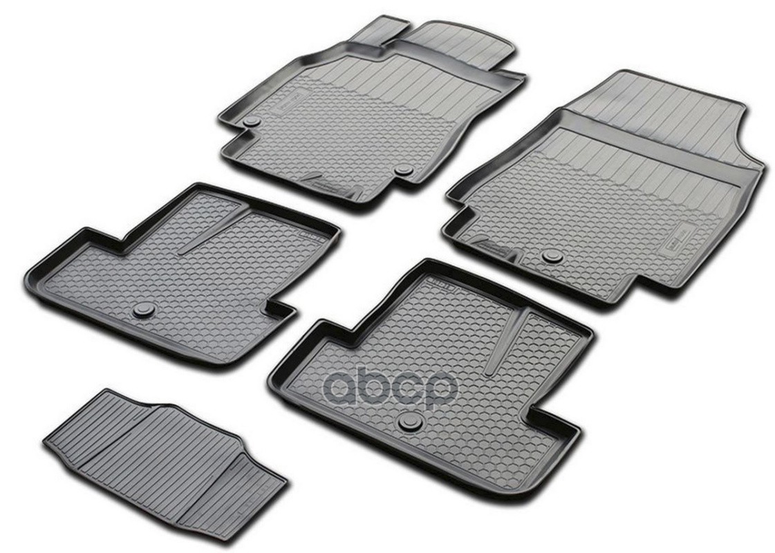 Коврики Салона Renault Megane Черный Полиуретан Rival Rival 14705001 Rival арт. 14705001