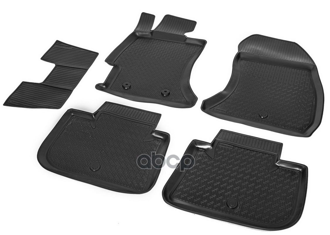 Комплект Автомобильных Ковриков В Салон Subaru Xv I 2011-2017, Полиуретан, С Крепежом, 5 Шт. Rival арт. 15402001