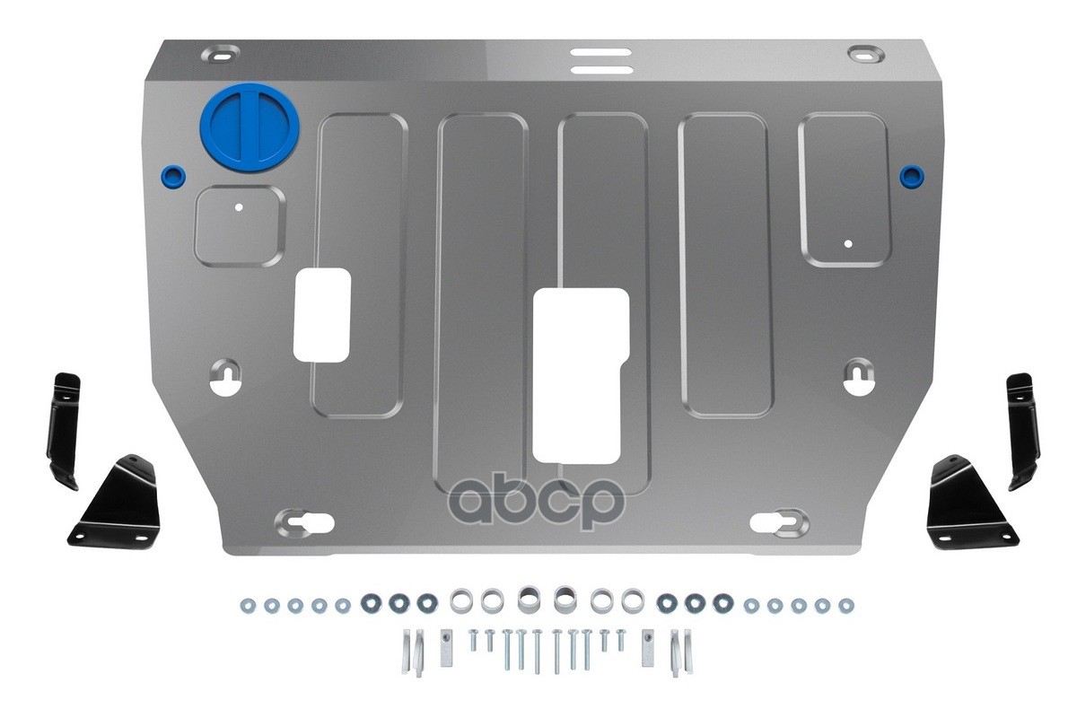 Защита Картера + Кпп + Комплект Крепежа, Rival, Алюминий, Haval Dargo 2022-, V - 2.0 Rival арт. 33394241