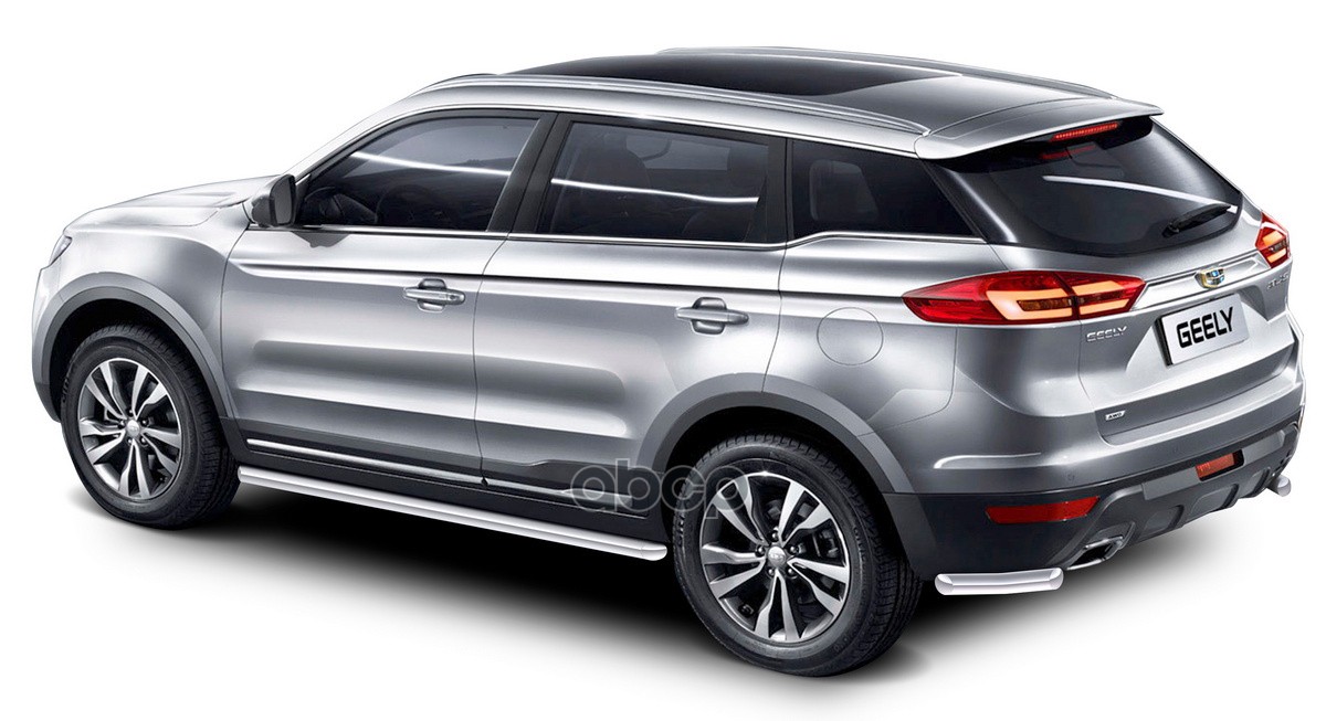 Защита Порога D57 Geely Atlas 2018- Rival арт. R.1904.003