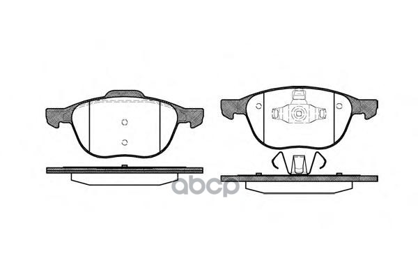 Колодки торм. диск. Focus C-MAX   Mazda 3  V40/50 Road house арт. 2108200