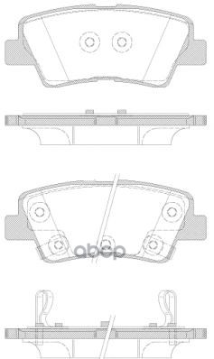 Колодки торм.диск.задн. Kia Rio III 1.1 CRDi  1.25 CWT  1.4 CRDi  1.4 (11-) Road house арт. 2136242