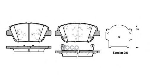 Колодки торм.диск.Hyundai Sonata V 2.0 CRDi Road house арт. 2142302