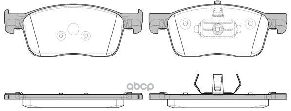 Колодки торм.диск.передн.Citroen JUMPY (04/16-) Road house арт. 2171900