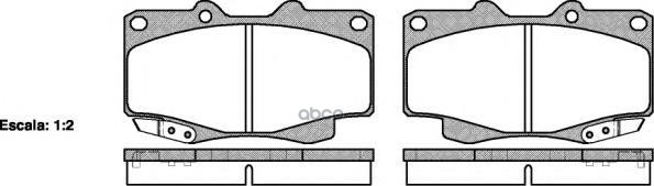 Колодки торм.диск. Hilux Pick-up 01- Road house арт. 231522