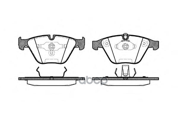 Колодки торм.дисковые BMW (E65) Road house арт. 285700