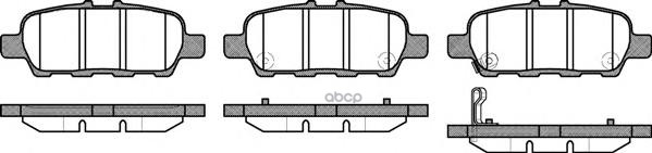 Колодки торм диск MAXIMA  3.5i V6 Road house арт. 287631