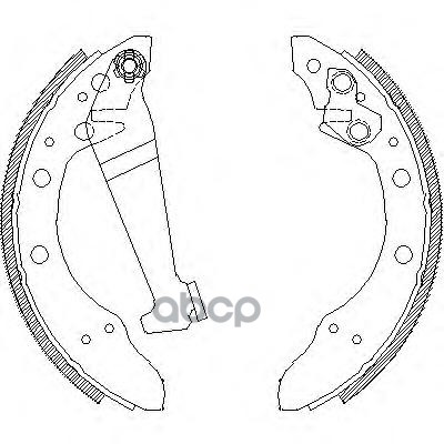Колодки торм.барабанные Road house арт. 404600