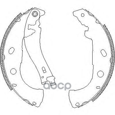 Колодки Торм.барабанные Road house арт. 407200