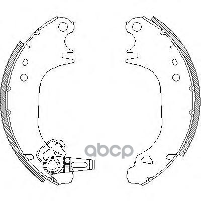 Колодки Торм.барабанные Road house арт. 407500