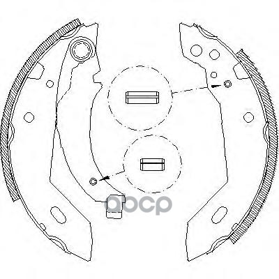 Колодки Торм.бараб. Zx  306 Road house арт. 409500
