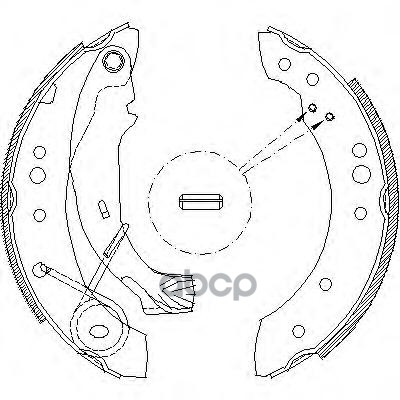Колодки торм. бараб. Road house арт. 414900
