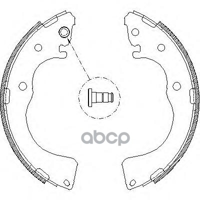 Колодки Торм. Бараб. Mpv Ii 99-08/00 Road house арт. 417100
