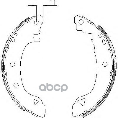 Колодки Торм.барабанные Road house арт. 418200