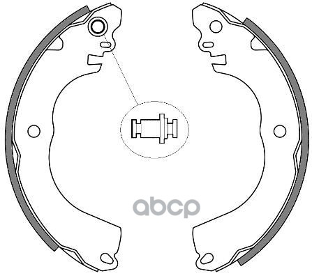 Колодки тормозные барабанные Road house арт. 425700
