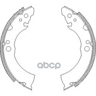 Колодки Торм.бараб. Micra 82-92 Road house арт. 433100