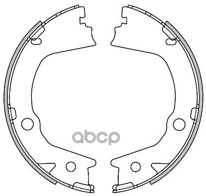 Колодки торм.бараб. (стоян.торм.) SSANGYONG ACTYON SPORTS (10/12-) Road house арт. 460200