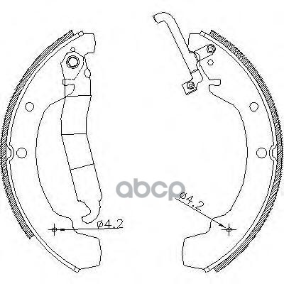 Колодки Торм.барабанные Vw Lt Road house арт. 468801