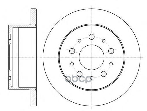 Диск Торм. Задн. Ducato  Jumper... Road house арт. 6105500