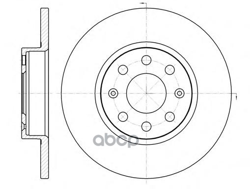 Диск тормозной Road house арт. 6120900