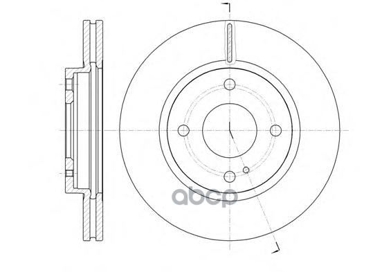 Диск Торм. Ford Fiesta 09- Road house арт. 6129910