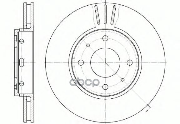 Диск тормозной Volvo s/v40 Road house арт. 658510