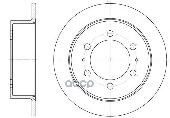 Диск Торм. Задн. Rexton  Kyron  Musso... Road house арт. 678400