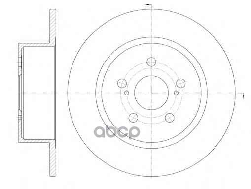 Диск Тормозной Avensis (99-03) Road house арт. 687800